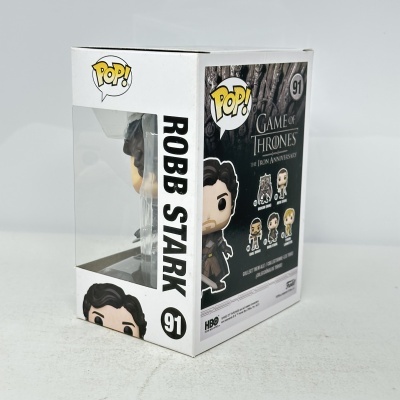 Caixa de figura colecionável Pop! de Robb Stark de Game of Thrones