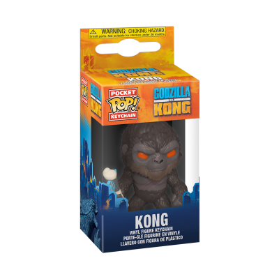 Chaveiro vinil Kong Godzilla vs Kong na caixa