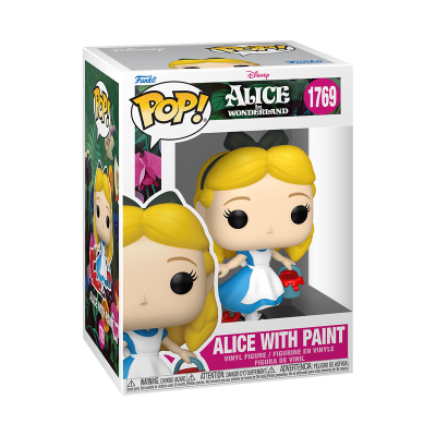Figura vinyl POP! Alice with Paint Disney Alice in Wonderland na embalagem