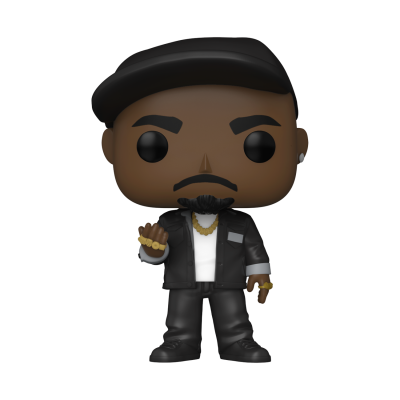 Funko Pop de homem com boina e roupa preta