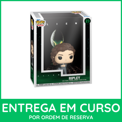 Figura Funko Pop Ripley Alien na caixa
