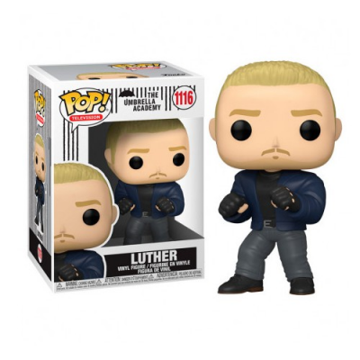 Figura Pop! Television de vinil da personagem Luther de The Umbrella Academy em embalagem