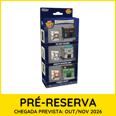 Pack de 3 miniaturas Funko Pop de edifícios Harry Potter