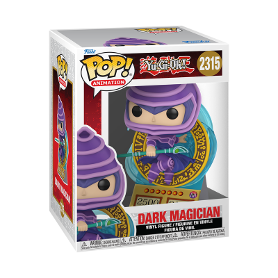 Figura Funko Pop Animation Dark Magician Yu-Gi-Oh número 2315 em caixa