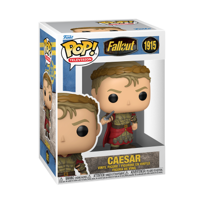 Figura Funko Pop! Caesar da série Fallout em embalagem com janela