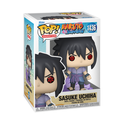 Funko Pop! Sasuke Uchiha de Naruto Shippuden na caixa