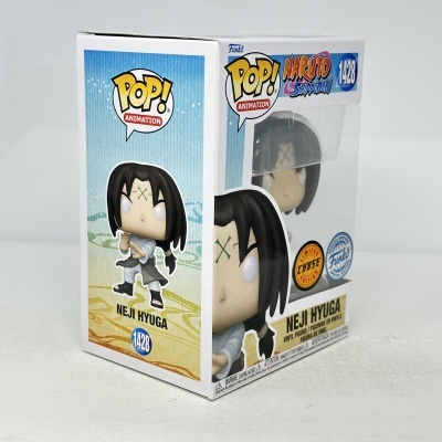 Caixa Funko Pop! Naruto Shippuden Neji Hyuga em fundo branco