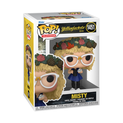 Figura Funko Pop vinil Misty da série Yellowjackets com coroa de flores e óculos