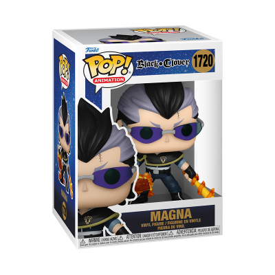 Figura Pop! Animation Black Clover Magna em caixa de embalagem