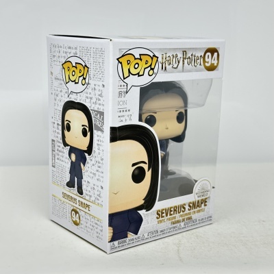 Figura Pop! Vinil Severus Snape Harry Potter caixa branca com janela