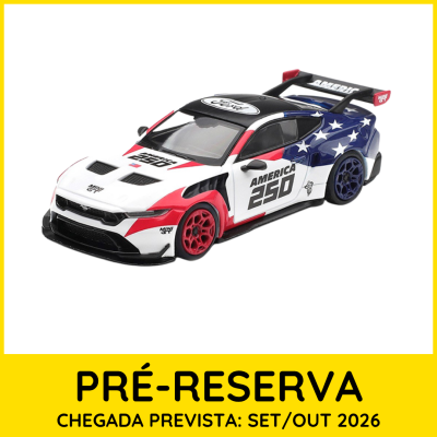 Miniatura de carro desportivo branco, vermelho e azul com decoração de estrelas e texto