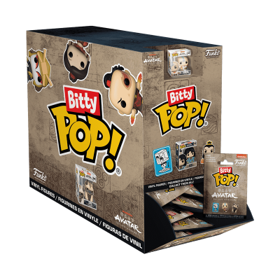 Caixa de apresentação Bitty Pop! com figuras de vinil do Avatar