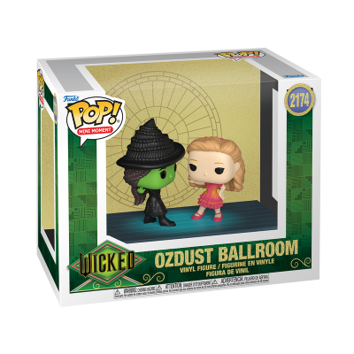 Funko Pop! OzDust Ballroom da peça Wicked com duas figuras em embalagem original