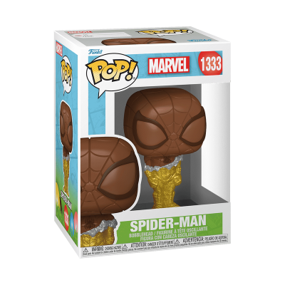 Funko Pop Marvel Spider-Man número 1333 em caixa