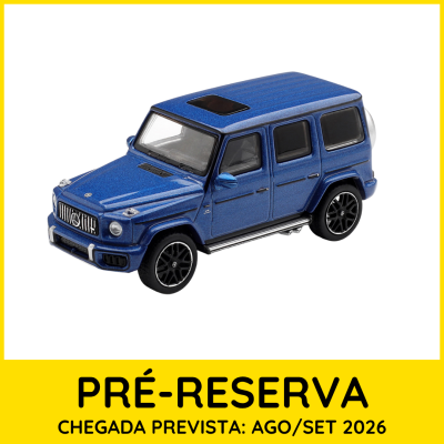 Miniatura azul de carro Mercedes-Benz G-Class