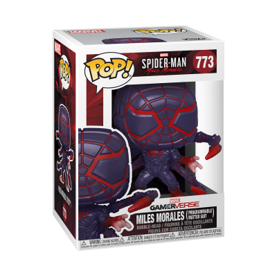 Funko Pop! de Miles Morales Spider-Man com caixa