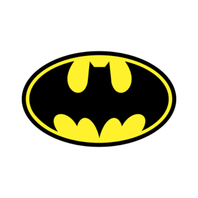 Logótipo do Batman amarelo e preto
