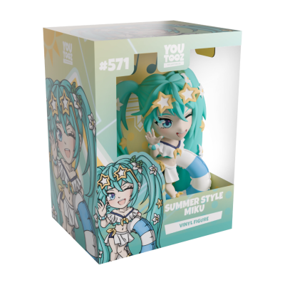 Boneca Summer Style Miku em caixa de coleção Youtooz
