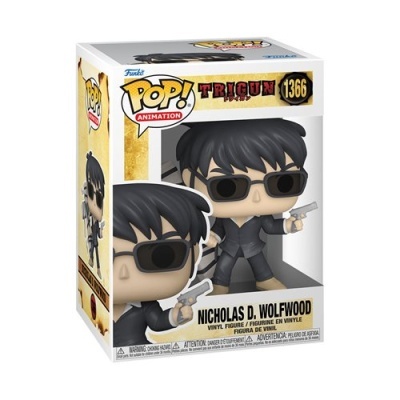 Funko Pop! Nicholas D. Wolfwood de Trigun na caixa