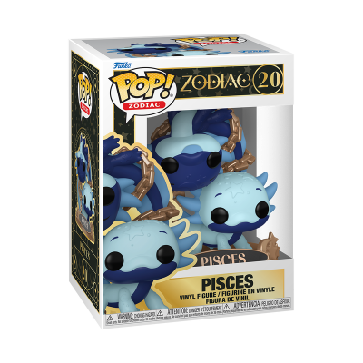 Figura de vinil Funko Pop! Zodiac Peixes na caixa