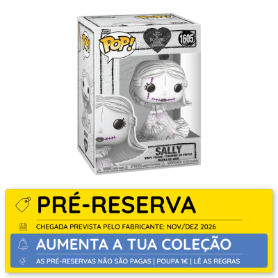 Figura Funko Pop! Sally de vinil na caixa com janela transparente.