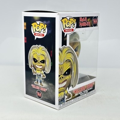 Caixa de figura de vinil POP! ROCKS Iron Maiden KILLERS EDDIE número 144