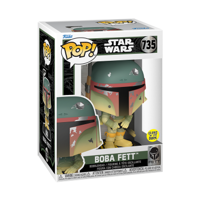 Figura Funko Pop Boba Fett Star Wars em caixa plástico