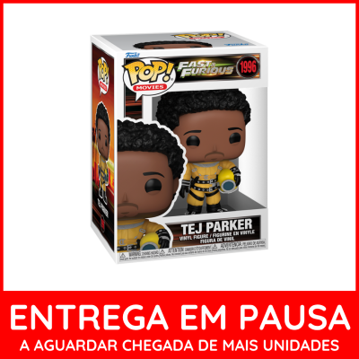 Funko Pop! Tej Parker Fast & Furious 1996 em caixa com fundo branco.