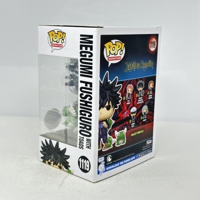 Caixa de boneco Funko Pop! Megumi Fushiguro with Toads nº 1119