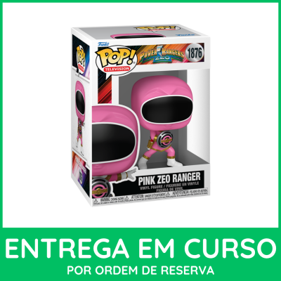 Funko Pop! Pink Zeo Ranger em embalagem