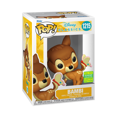 Figura Funko Pop! Disney Bambi número 1215 em caixa