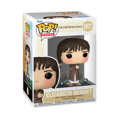 Figura de vinil Funko Pop! Elizabeth Bennet Pride & Prejudice 1971 em caixa