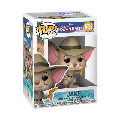 Figura Pop! Jake de The Rescuers Down Under, vinil, dentro de caixa