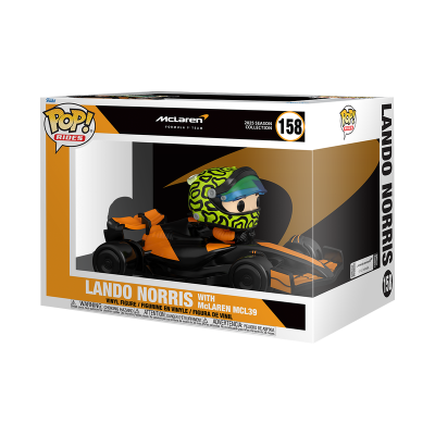 Figura de vinil Pop! Rides de Lando Norris com McLaren MCL39