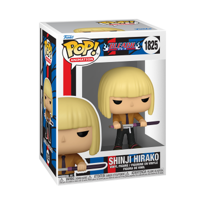 Funko Pop Shinji Hirako de Bleach em embalagem