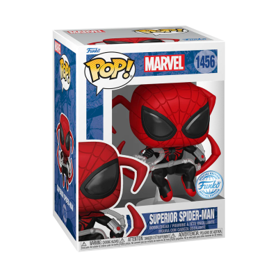 Funko Pop Superior Spider-Man Marvel na caixa