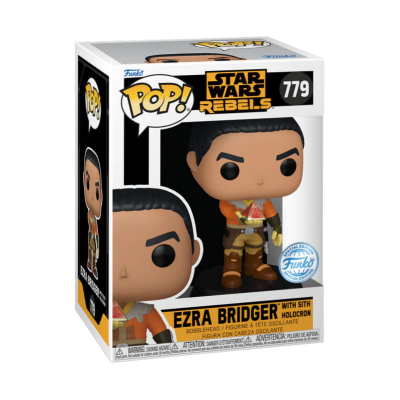 Figura Funko Pop! Ezra Bridger Star Wars Rebels 779 na caixa