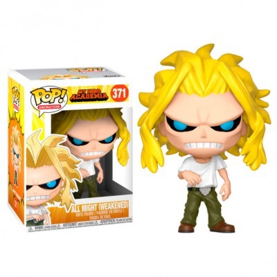 Figura Funko Pop All Might Weakened My Hero Academia nº 371 com caixa