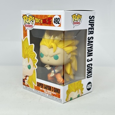 Funko Pop Super Saiyan 3 Goku Dragon Ball Z na caixa