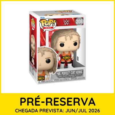 Boneco Funko Pop WWE Mr. Perfect Curt Hennig vinil na caixa