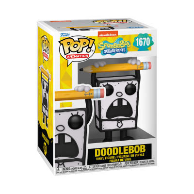 Figura de vinil Pop! Animation DoodleBob de SpongeBob SquarePants na caixa