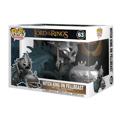 Figura Funko Pop! Riders Lord of the Rings Witch King on Fellbeast na caixa