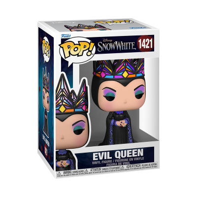 Figura Funko Pop! da Rainha Má de Branca de Neve na caixa