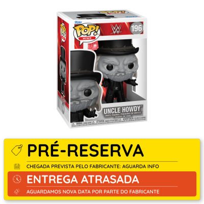 Funko POP! WWE #196 Uncle Howdy figura de vinil na caixa