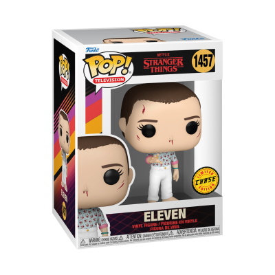 Funko Pop Eleven Stranger Things número 1457 em caixa com autocolante Chase Limited Edition