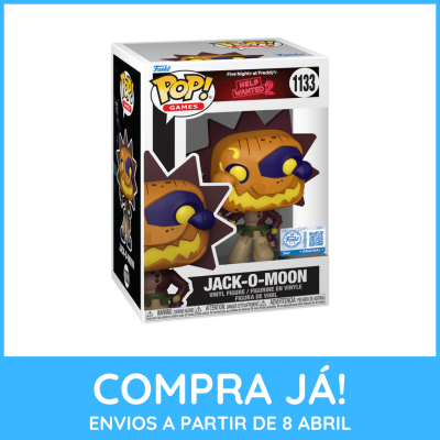 Figura Funko Pop! Jack-O-Moon Five Nights at Freddys Help Wanted 2 em caixa