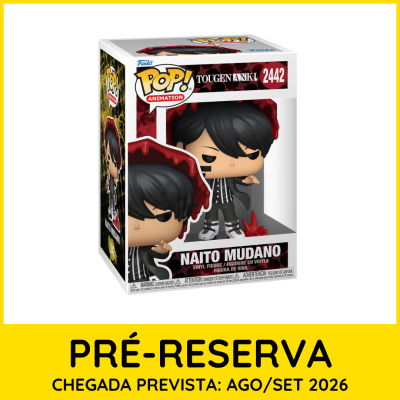 Figura Funko Pop vinil Naito Mudano Tougen Anki na caixa com texto de pré-reserva
