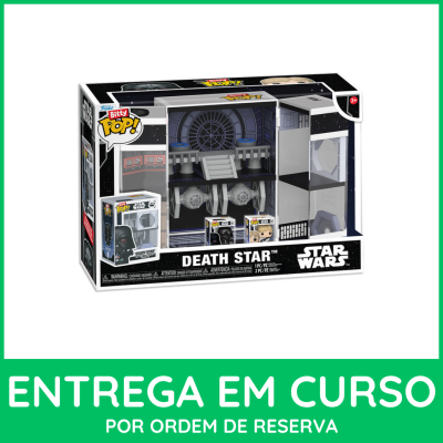 Conjunto de brinquedo Funko Bitty Pop Star Wars Death Star em caixa