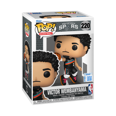 Funko Pop Victor Wembanyama San Antonio Spurs figura de vinil na caixa