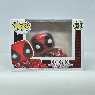 Figura POP! Deadpool bobble-head embalada